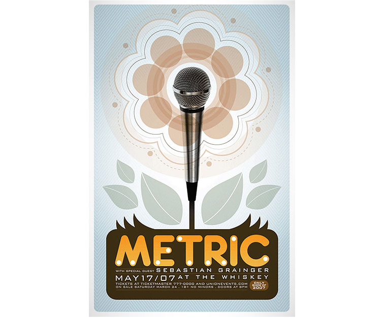 Metric at the Whisky Poster